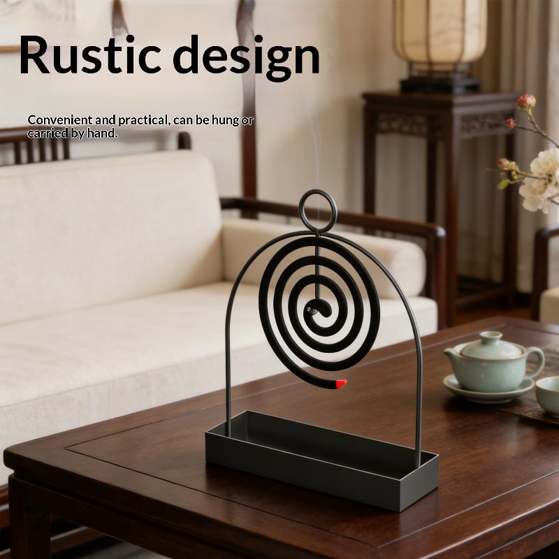 Tulsi Holy Basil - Metal Mosquito Coil Holder with Hanging