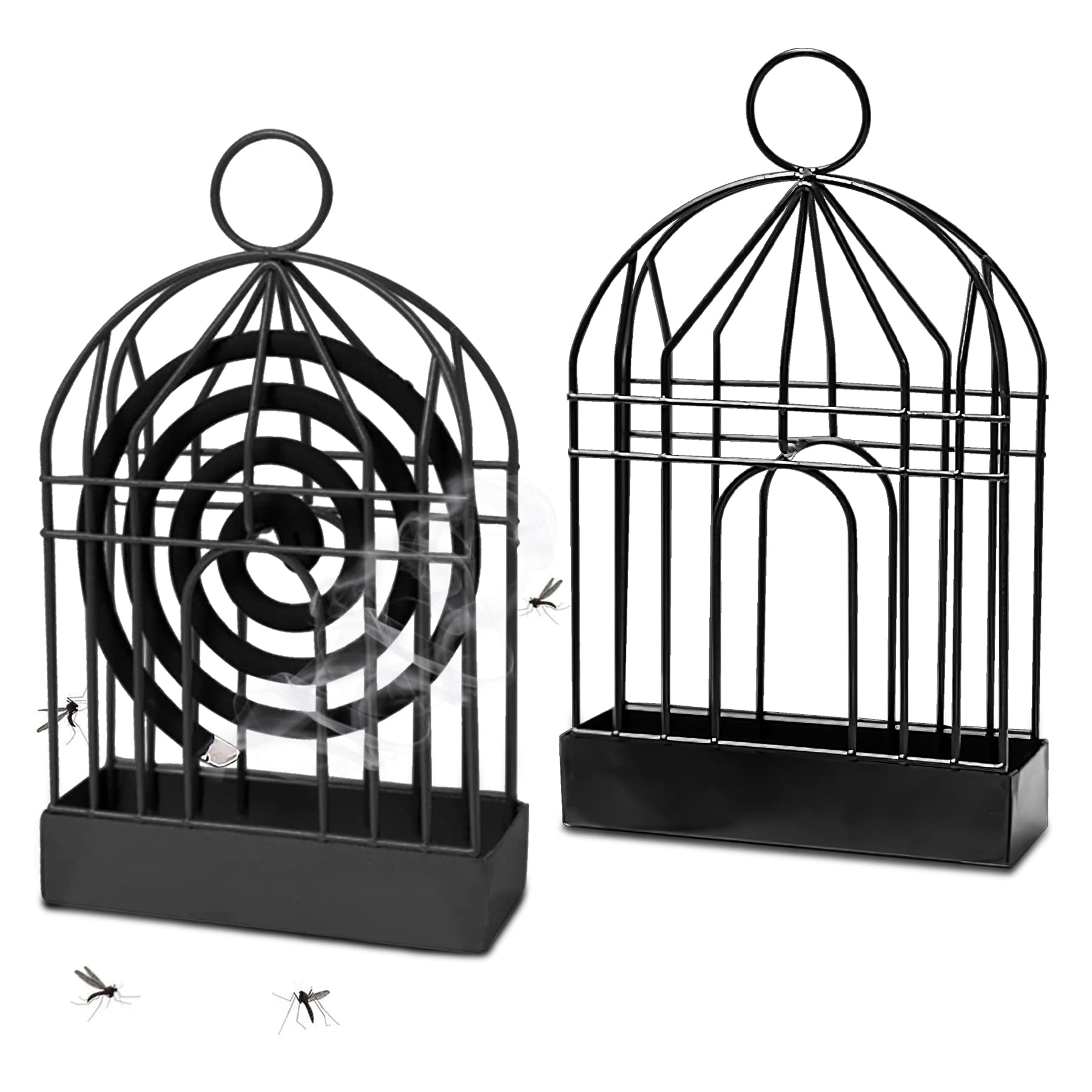 Tulsi Holy Basil - Mosquito Coil Holder Metal Incense Holder