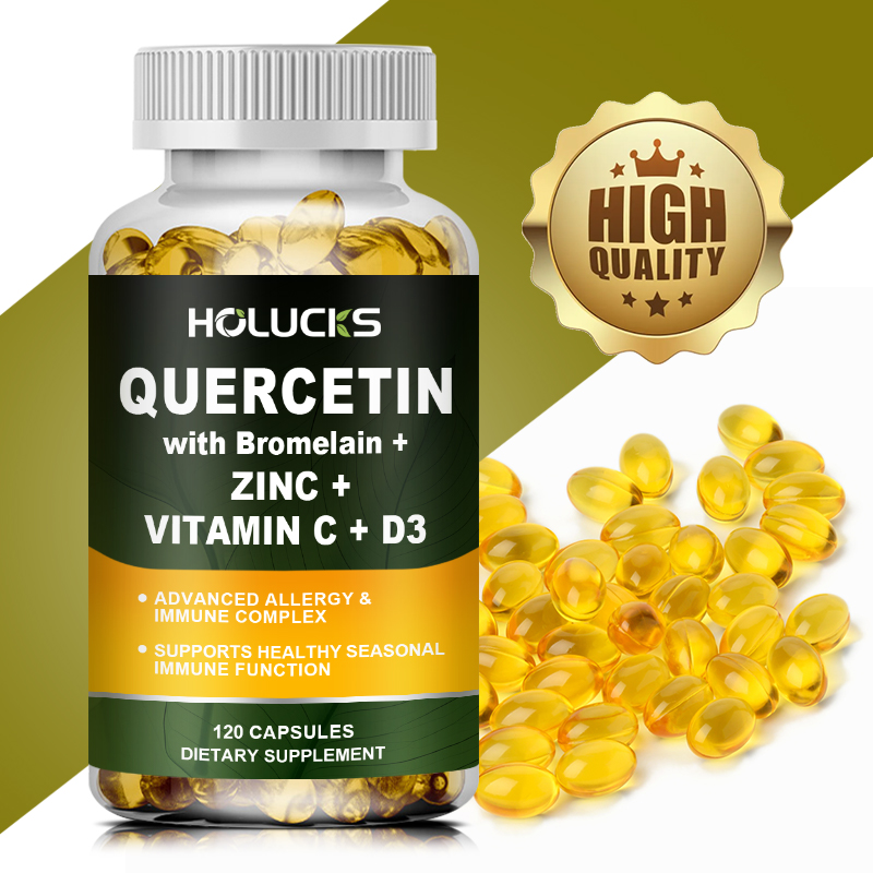 Tulsi Holy Basil - Quercetin Complex Supplement, Support Cardiovascular &
