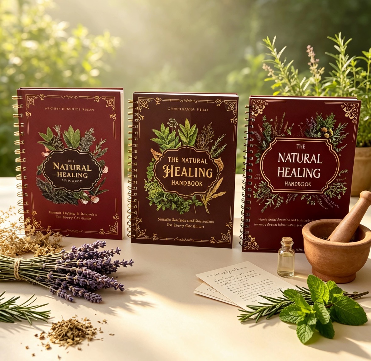 Herbal Wellness Remedy - The Natural Healing Handbook 3 Versions