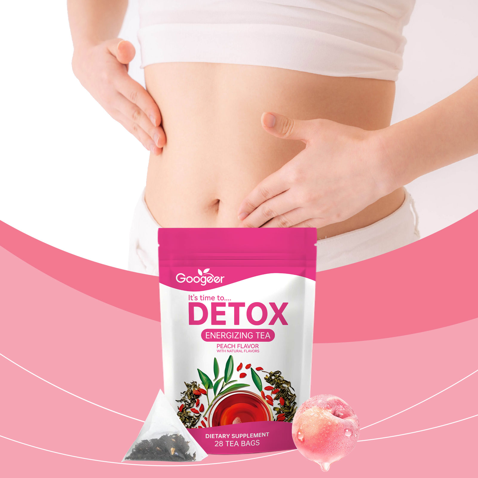 Herbal Weight Gain - Googeer 28pcs Herbal Detox Tea Abdomen