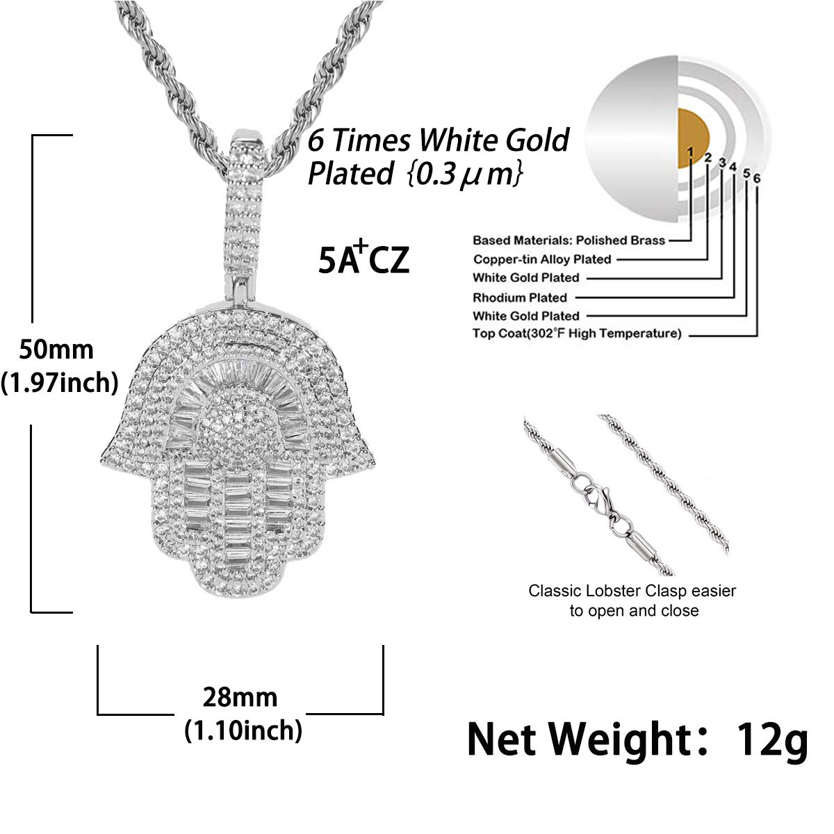 Hip Hop Jewelry Micro Iced Out - Tulsi Holy Basil ulasan dan harga