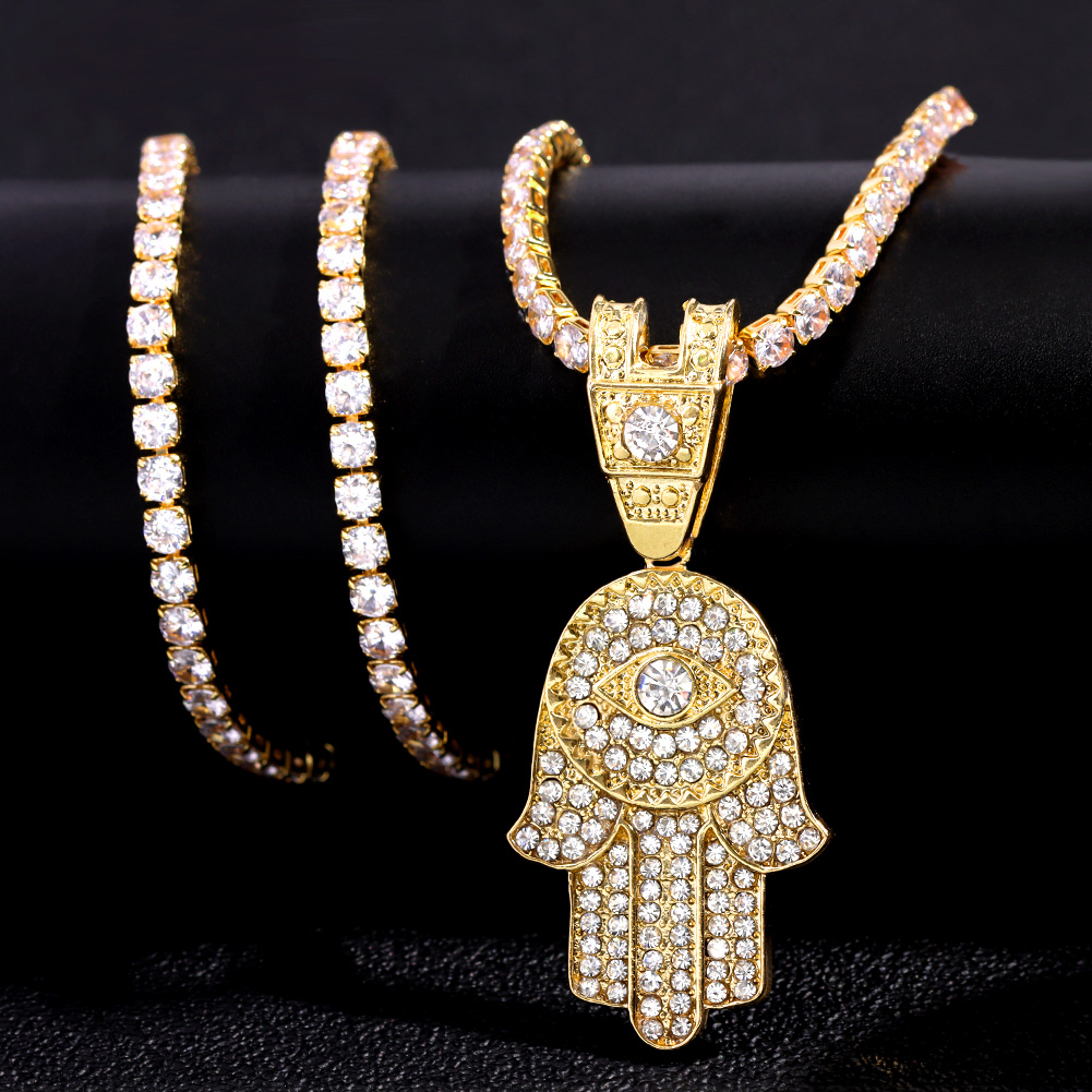 Bling Crystal Hamsa Hand Evil  - Tulsi Holy Basil ulasan dan harga