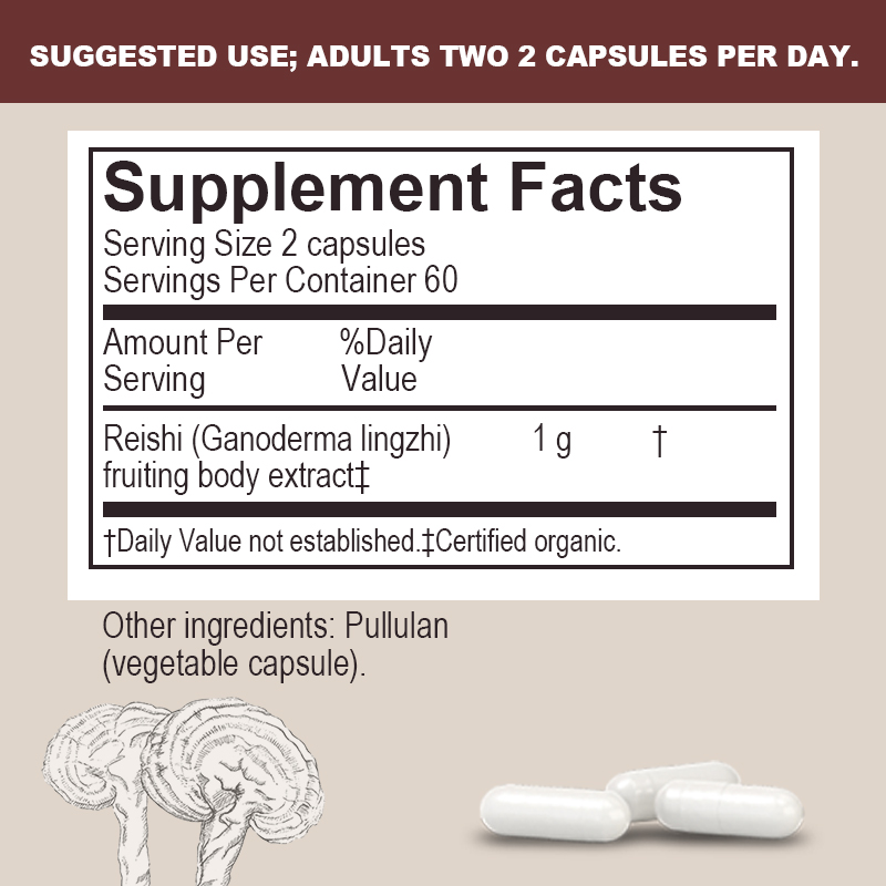 Reishi Capsules - Relieve Stre - Tulsi Holy Basil ulasan dan harga