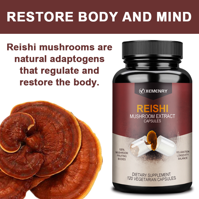Reishi Capsules - Relieve Stre - Tulsi Holy Basil ulasan dan harga