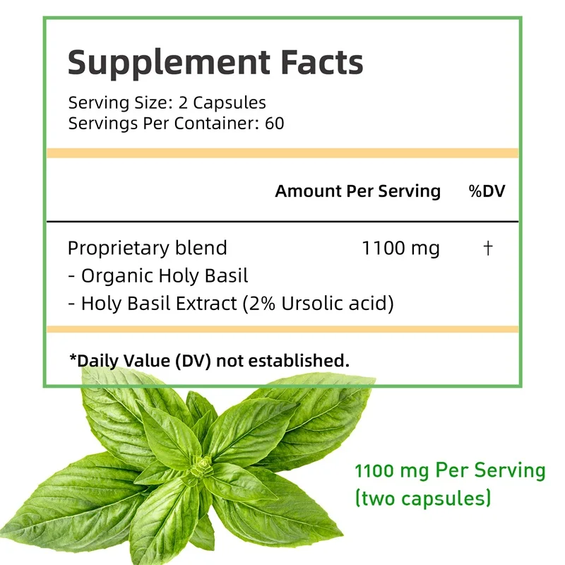 Holy Basil Capsules - Enhance  - Tulsi Holy Basil ulasan dan harga