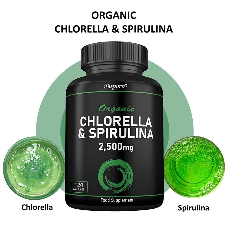 Organic Chlorella & Spirulina  - Tulsi Holy Basil ulasan dan harga